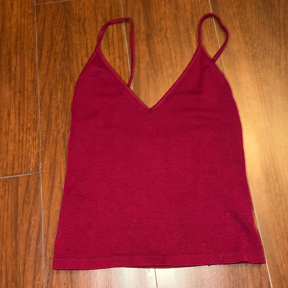 Brandy Melville red tank top